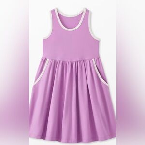 Hanna Andersson Racerback Skater Lilac Dress Size 4